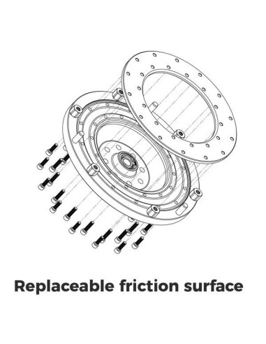 Koło zamachowe Mercedes Benz OM605 OM606 - Nissan Patrol Y61ZD30 - 250mm / 9.84"