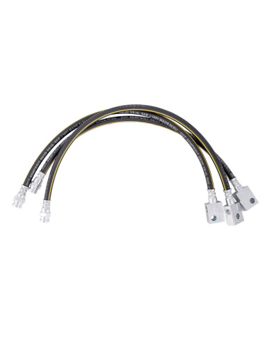 Przewody hamulcowe gumowe +4" z ABS