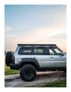 Bagażnik dachowy Nissan patrol Y61 SWB LWB Aluminiowy 2