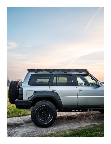 Bagażnik dachowy Nissan patrol Y61 SWB LWB Aluminiowy